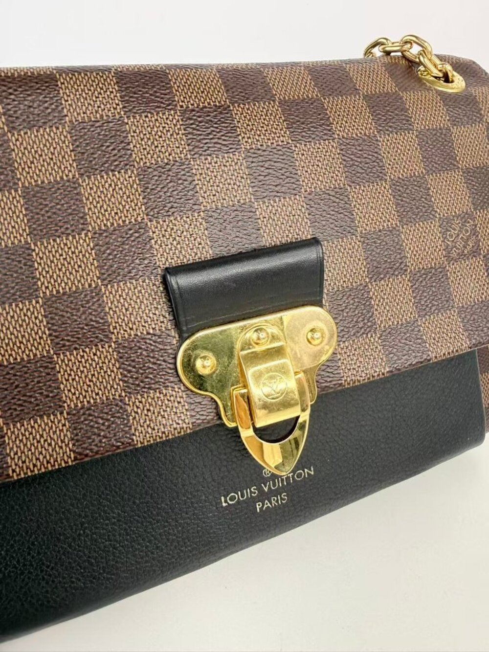 Louis Vuitton vavin damier with leather - Picture 4 of 13